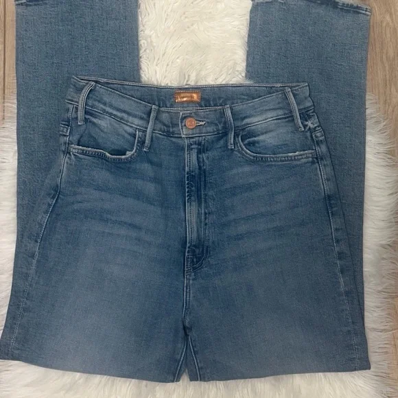 MOTHER The Hustler Scinic Route Cropped Straight Jeans - Picture 2 of 9